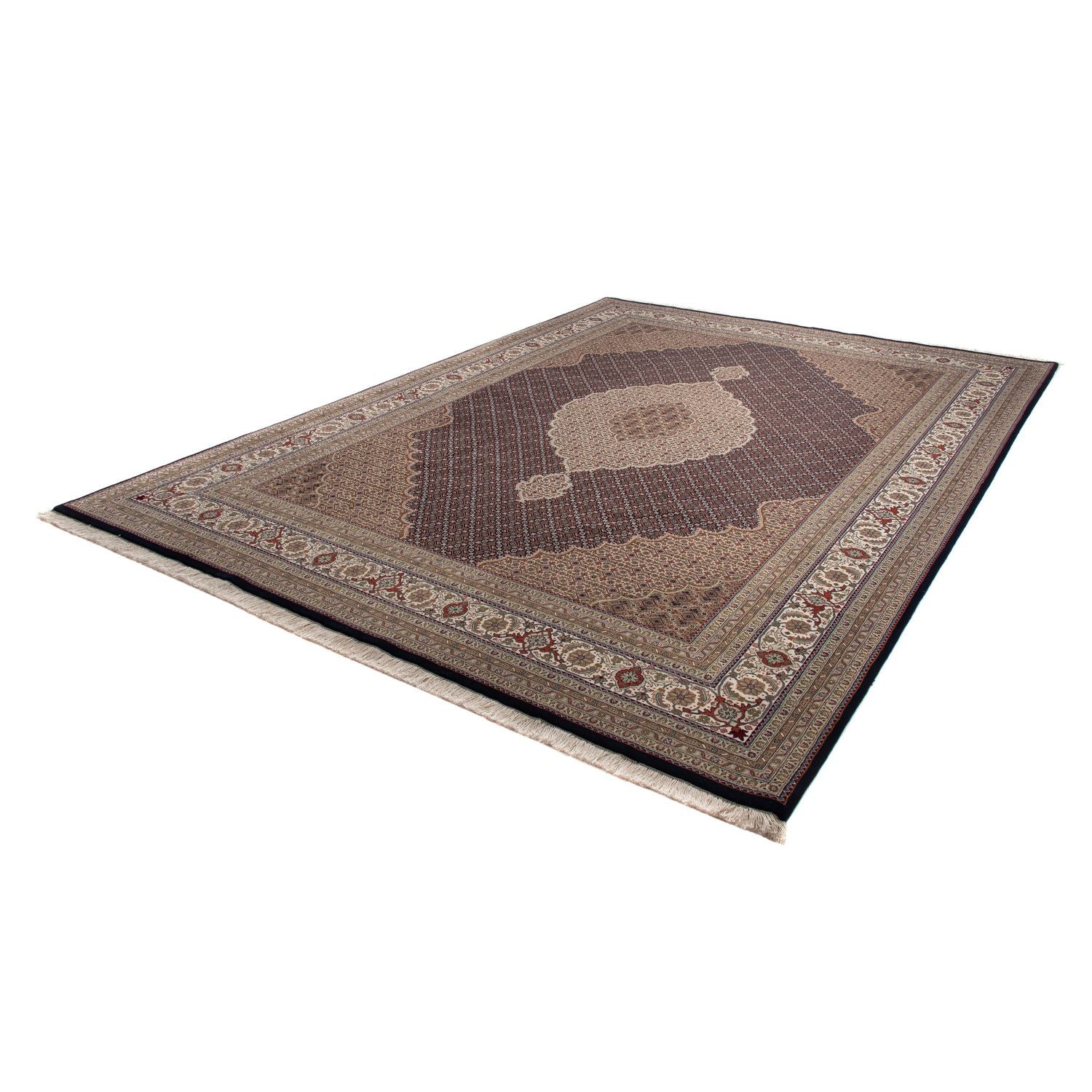 Tappeto Persero - Tabriz - 344 x 241 cm - blu scuro
