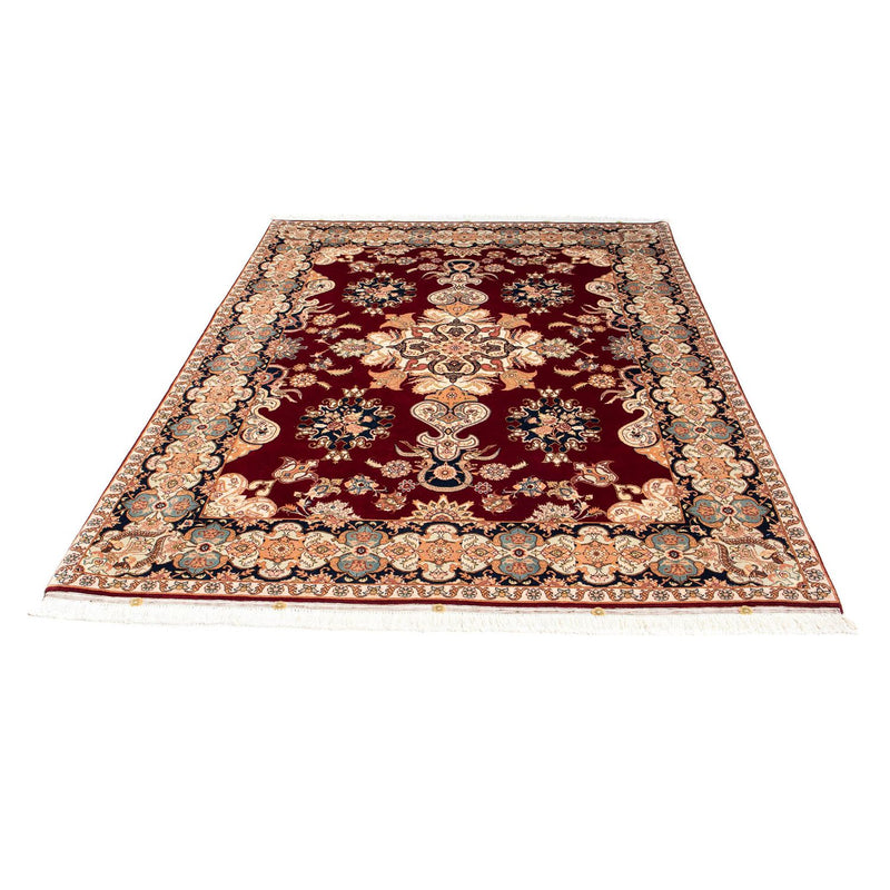 Tappeto Persero - Tabriz - Reale - 202 x 152 cm - rosso scuro