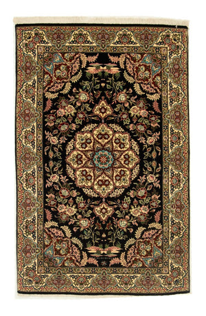 Tappeto Persero - Ghom - 166 x 105 cm - nero