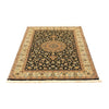 Qom Tappeto 102x160cm - Tappeto persiano - Rettangolo / Nero / 102 x 160 cm Rettangolo
