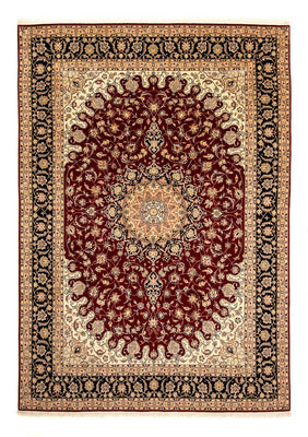 Tappeto Persero - Tabriz - Reale - 348 x 254 cm - rosso scuro
