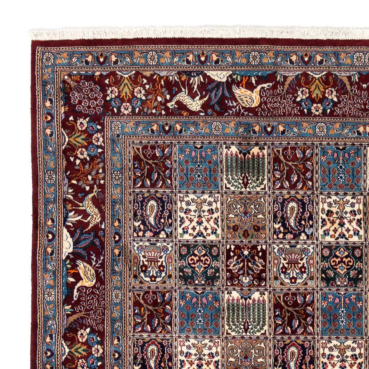 Tappeto Persero - Classico quadrato  - 246 x 245 cm - rosso scuro