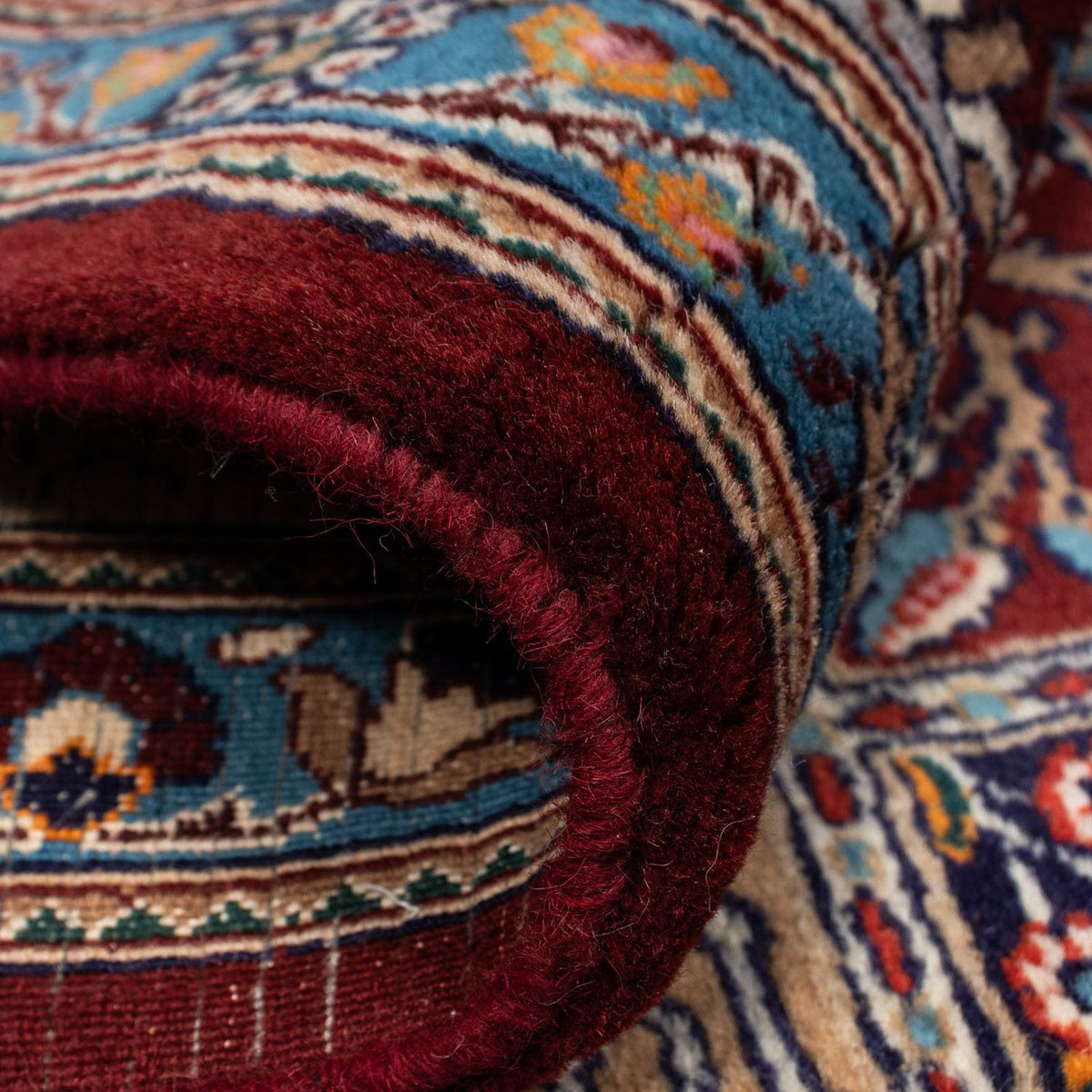 Tappeto Persero - Classico quadrato  - 246 x 245 cm - rosso scuro