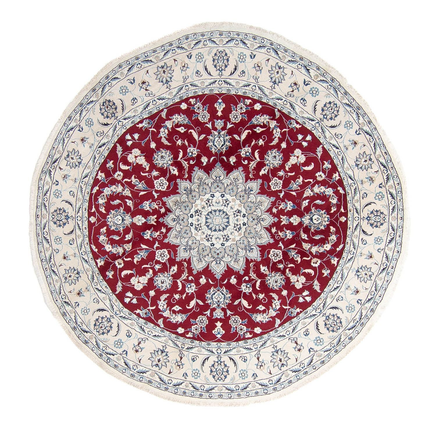 Tappeto Persero - Nain rotondo  - 250 x 250 cm - rosso scuro