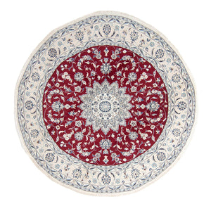 Tappeto Persero - Nain rotondo  - 250 x 250 cm - rosso scuro