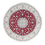 Tappeto Persero - Nain rotondo  - 250 x 250 cm - rosso scuro