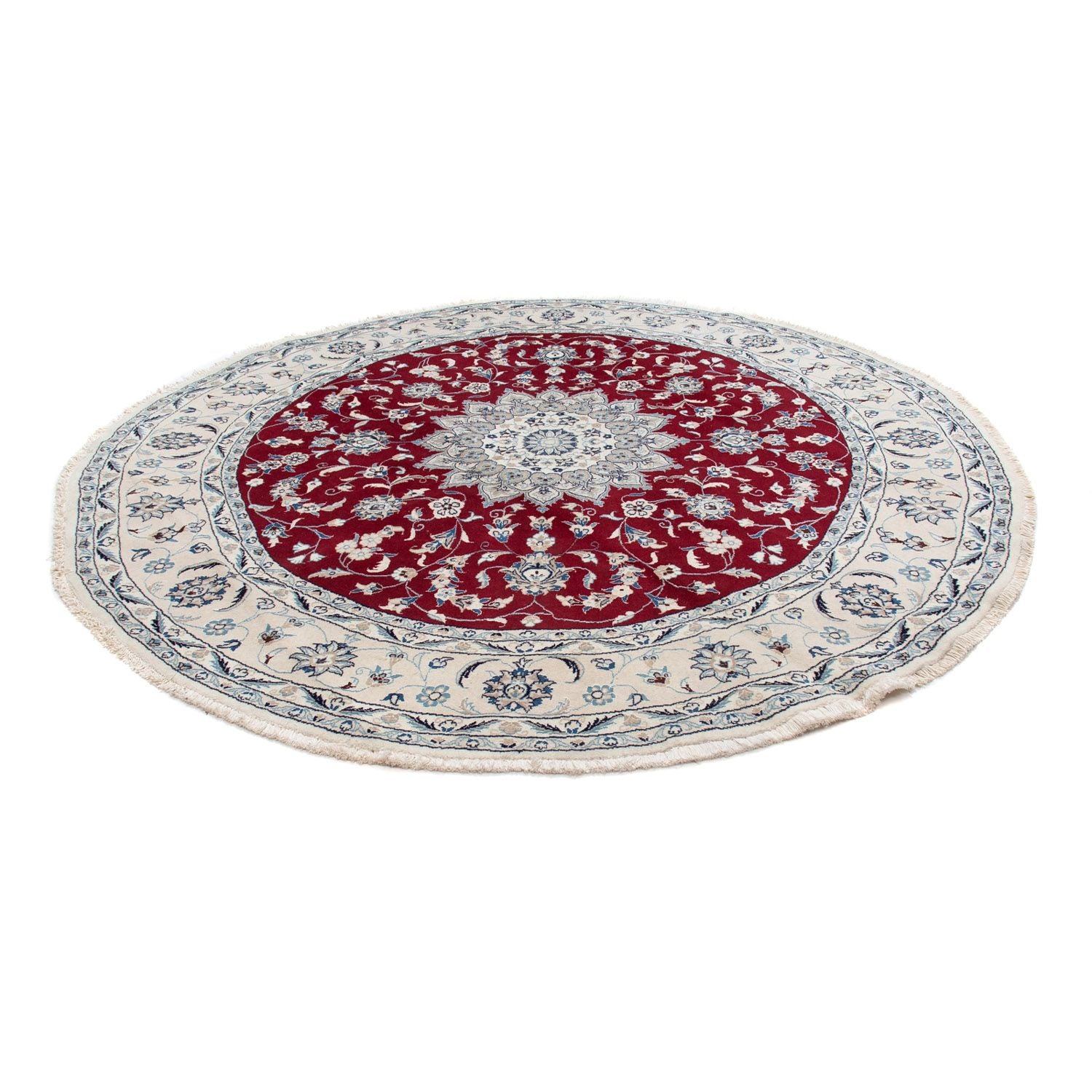 Tappeto Persero - Nain rotondo  - 250 x 250 cm - rosso scuro