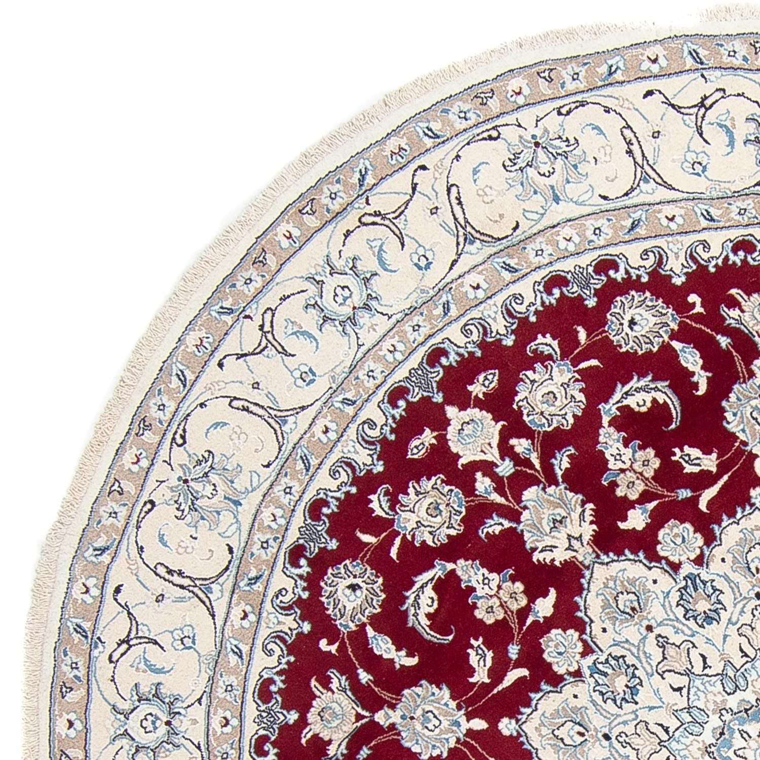 Tappeto Persero - Nain rotondo  - 250 x 250 cm - rosso scuro