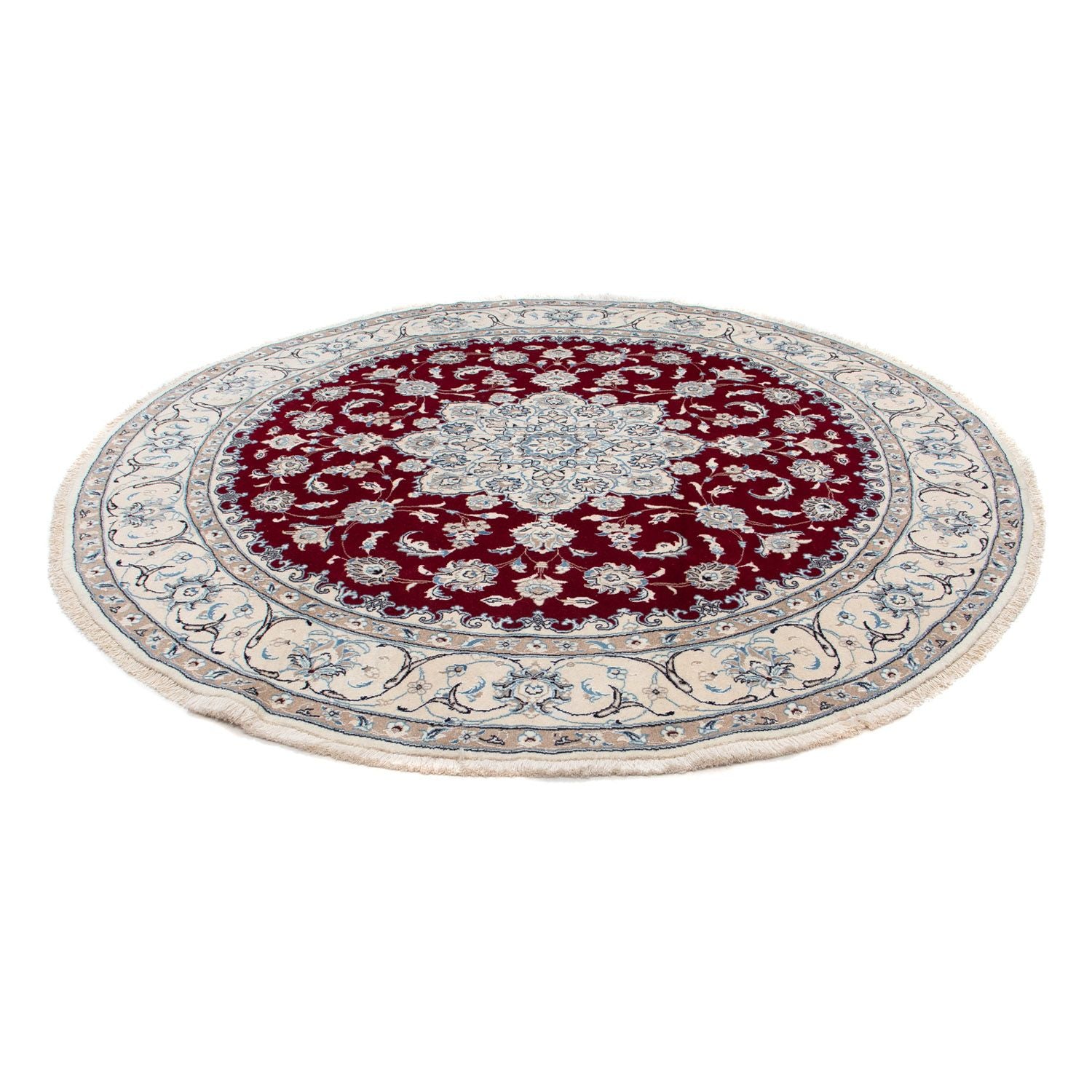 Tappeto Persero - Nain rotondo  - 250 x 250 cm - rosso scuro