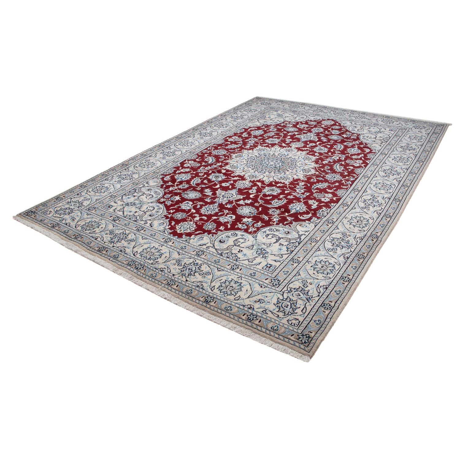 Tappeto Persero - Nain - 300 x 202 cm - rosso scuro