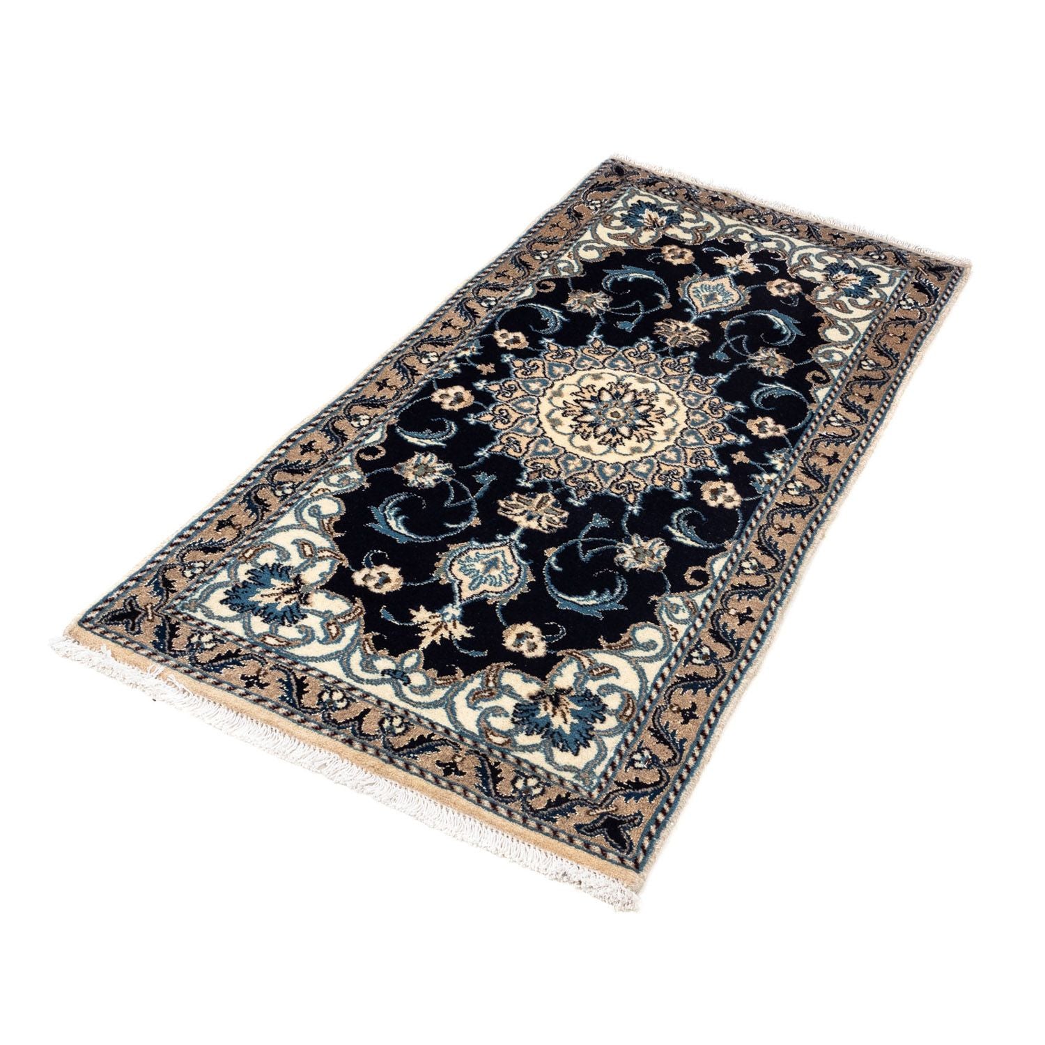 Tappeto Persero - Nain - 141 x 66 cm - blu scuro
