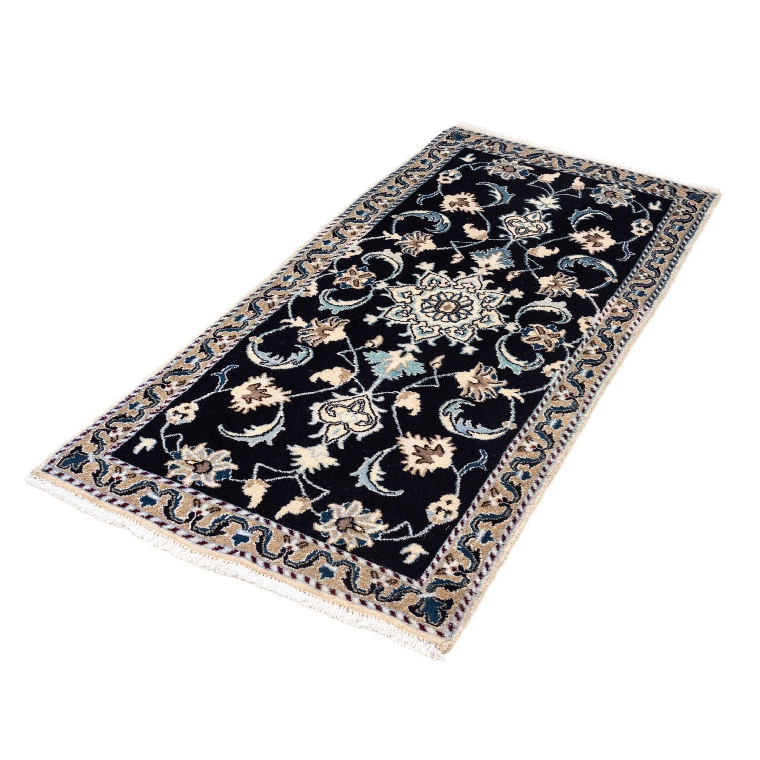 Tappeto Persero - Nain - 139 x 66 cm - blu scuro