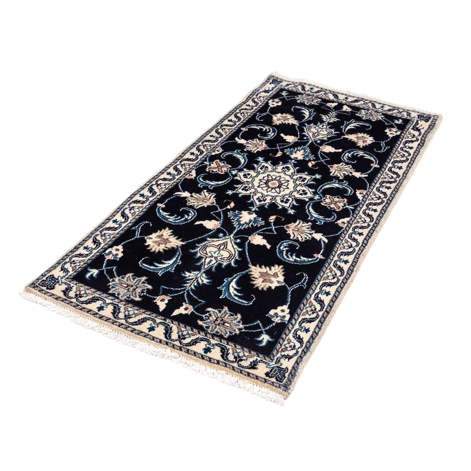 Tappeto Persero - Nain - 143 x 70 cm - blu scuro