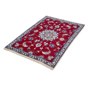 Tappeto Persero - Nain - 127 x 84 cm - rosso scuro