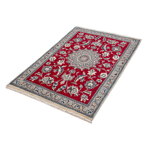 Tappeto Persero - Nain - 133 x 89 cm - rosso scuro