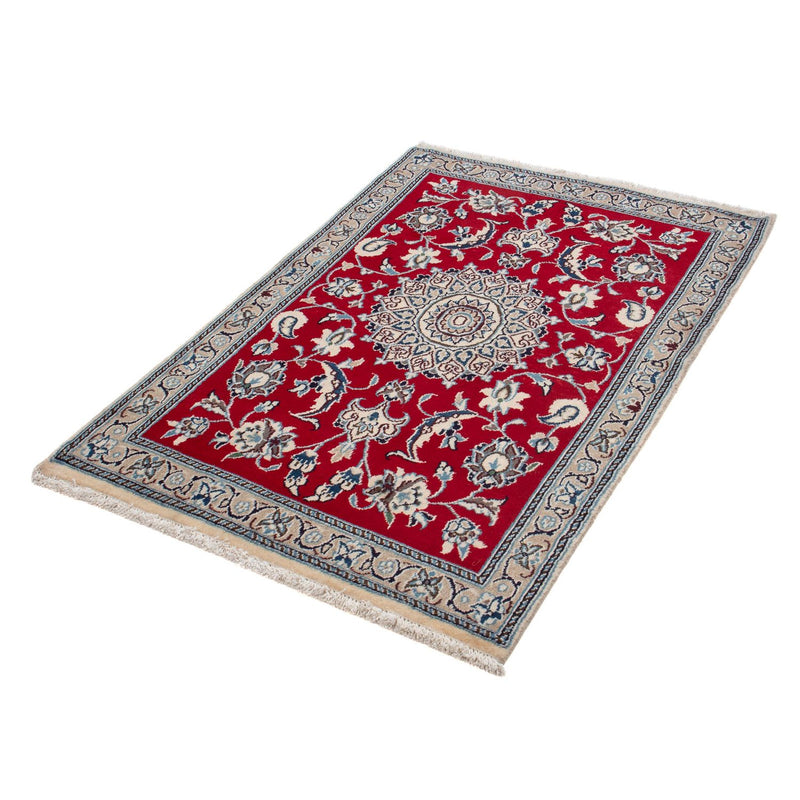 Tappeto Persero - Nain - 133 x 89 cm - rosso scuro