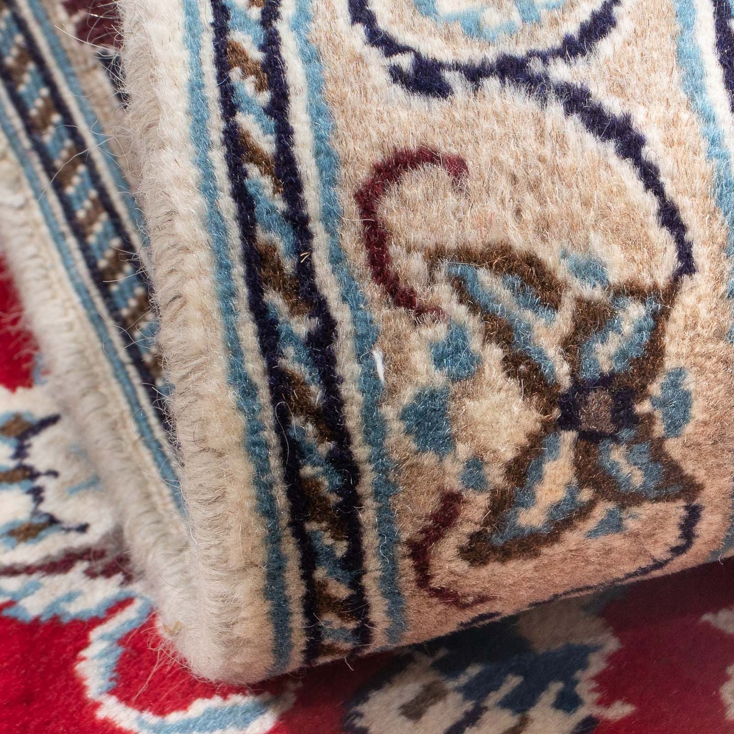 Tappeto Persero - Nain - 133 x 89 cm - rosso scuro