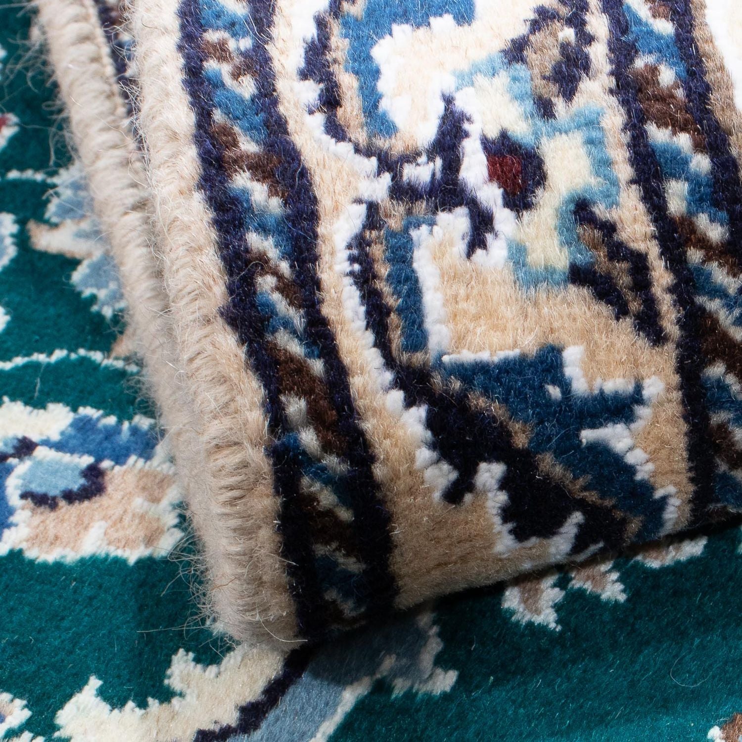 Tappeto Persero - Nain - 143 x 86 cm - verde