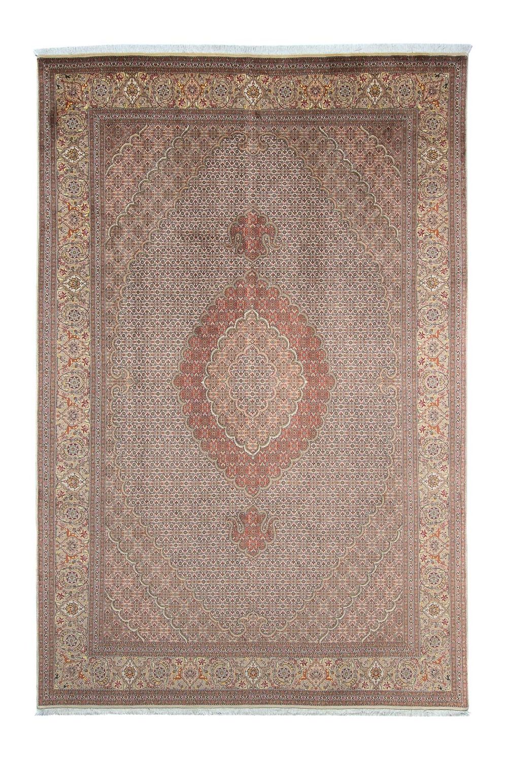 Tappeto Persero - Tabriz - 305 x 198 cm - marrone