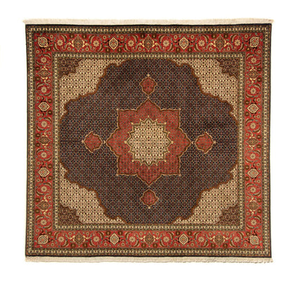 Tappeto Persero - Tabriz quadrato  - 201 x 195 cm - blu scuro