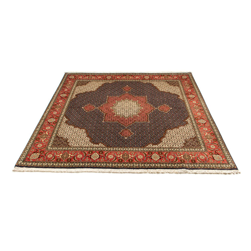 Tappeto Persero - Tabriz quadrato  - 201 x 195 cm - blu scuro