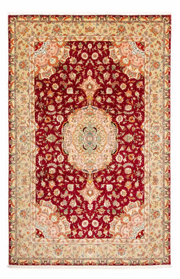 Tappeto Persero - Tabriz - Reale - 312 x 204 cm - rosso scuro