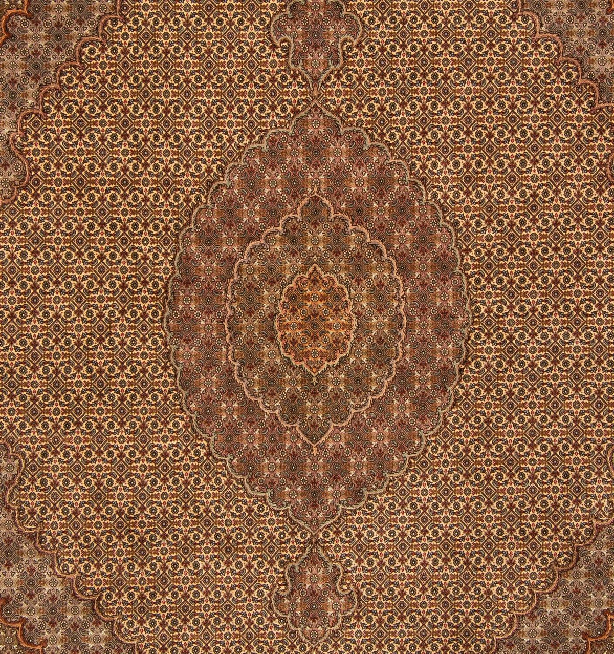 Tappeto Persero - Tabriz - 250 x 200 cm - marrone