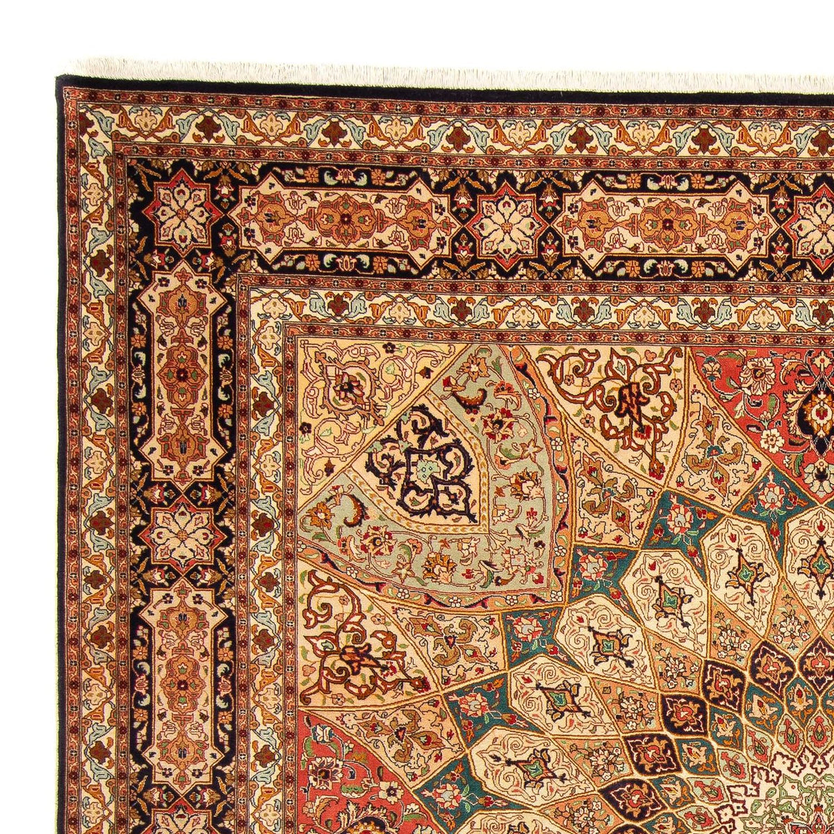 Tabriz - 50 Raj Tappeto 252x253cm - Tappeto persiano
