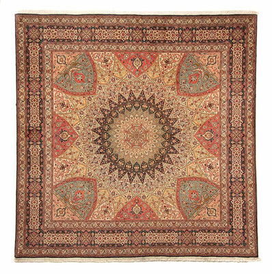 Tappeto Persero - Tabriz - Reale quadrato  - 253 x 250 cm - multicolore