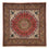 Tappeto Persero - Tabriz - Reale quadrato  - 202 x 200 cm - multicolore