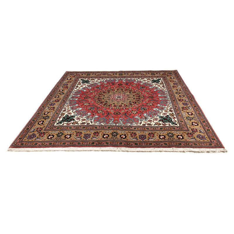 Tappeto Persero - Tabriz - Reale quadrato  - 202 x 200 cm - multicolore