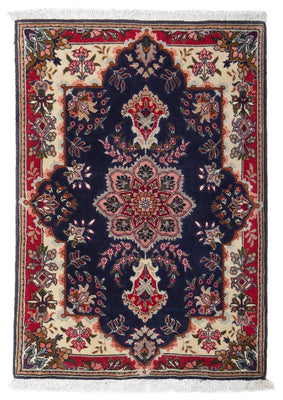 Tappeto Persero - Tabriz - Reale - 92 x 62 cm - blu scuro