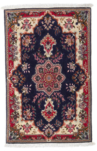 Tappeto Persero - Tabriz - Reale - 93 x 61 cm - blu scuro