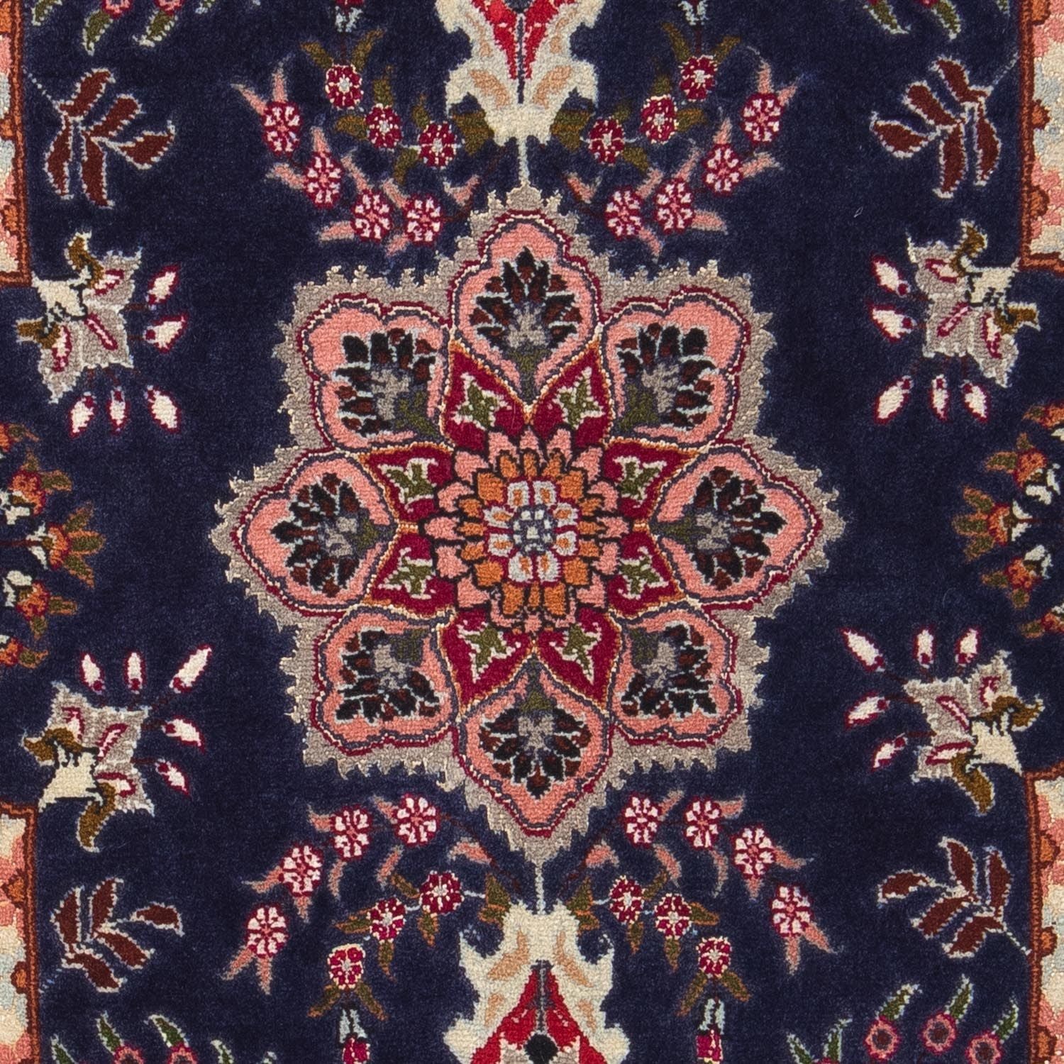 Tappeto Persero - Tabriz - Reale - 93 x 61 cm - blu scuro