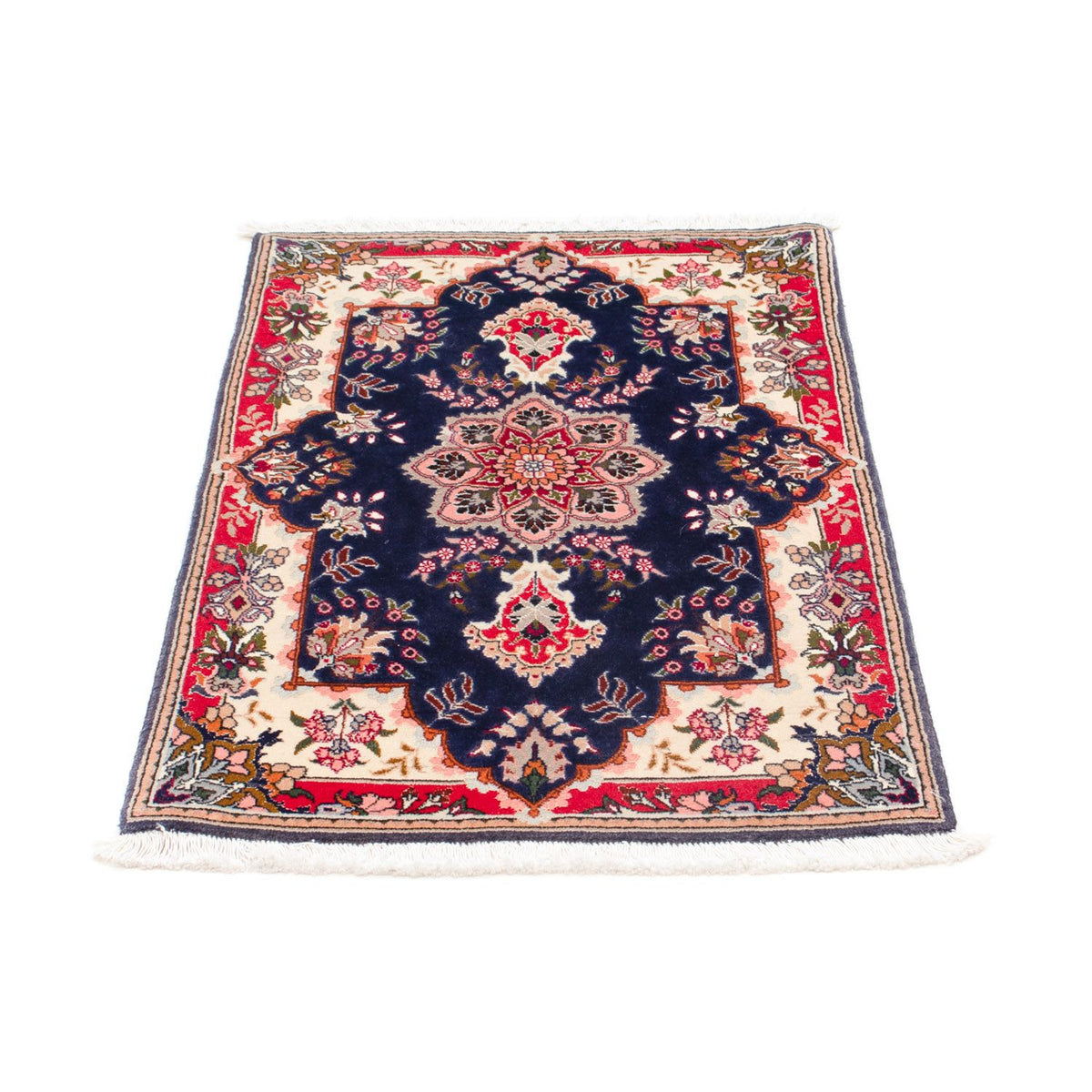 Tappeto Persero - Tabriz - Reale - 93 x 61 cm - blu scuro