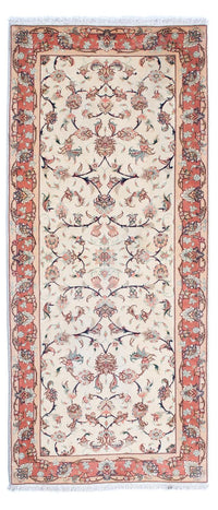 Tappeto corsia Tappeto Persero - Tabriz - Reale - 183 x 77 cm - beige