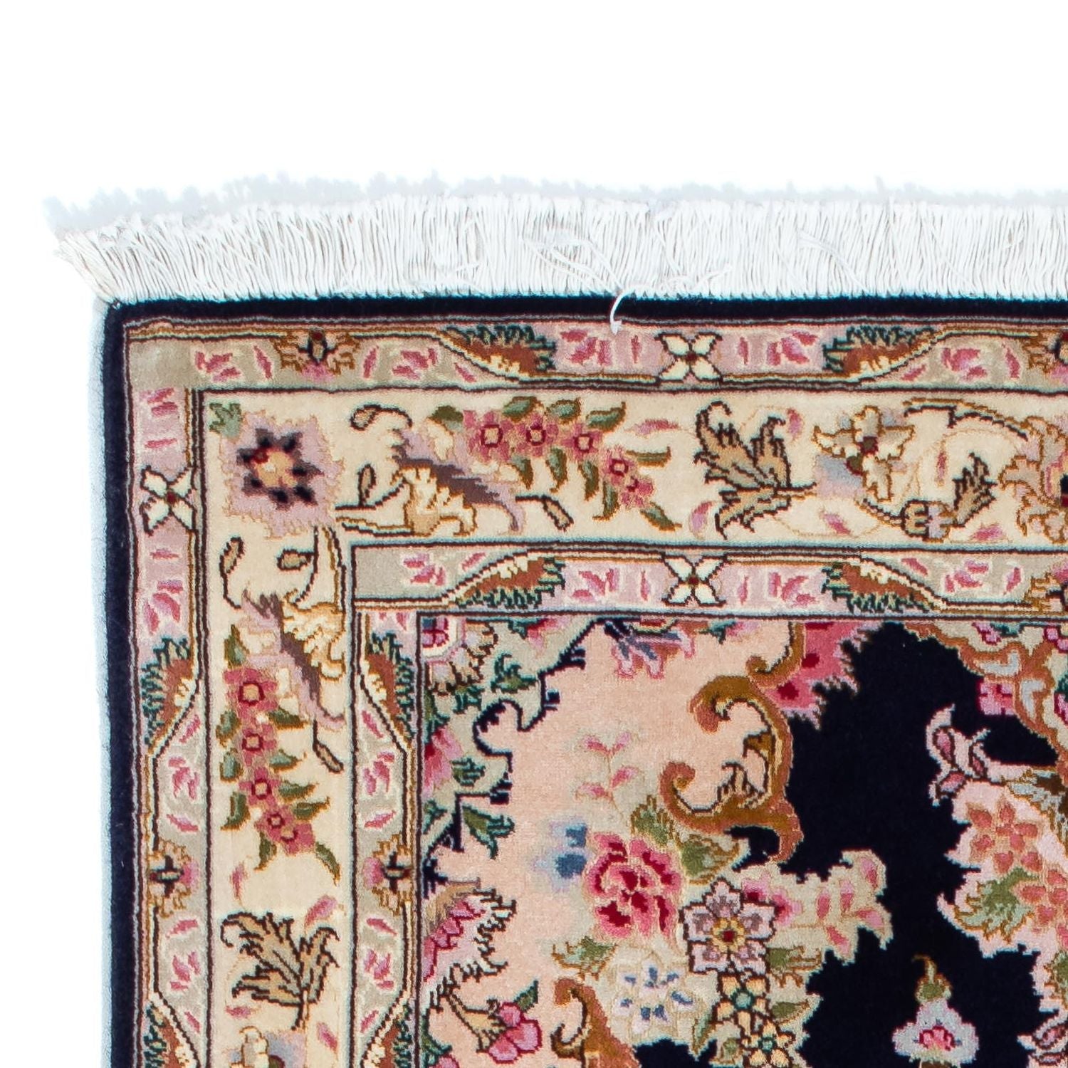 Tappeto corsia Tappeto Persero - Tabriz - Reale - 198 x 82 cm - blu scuro