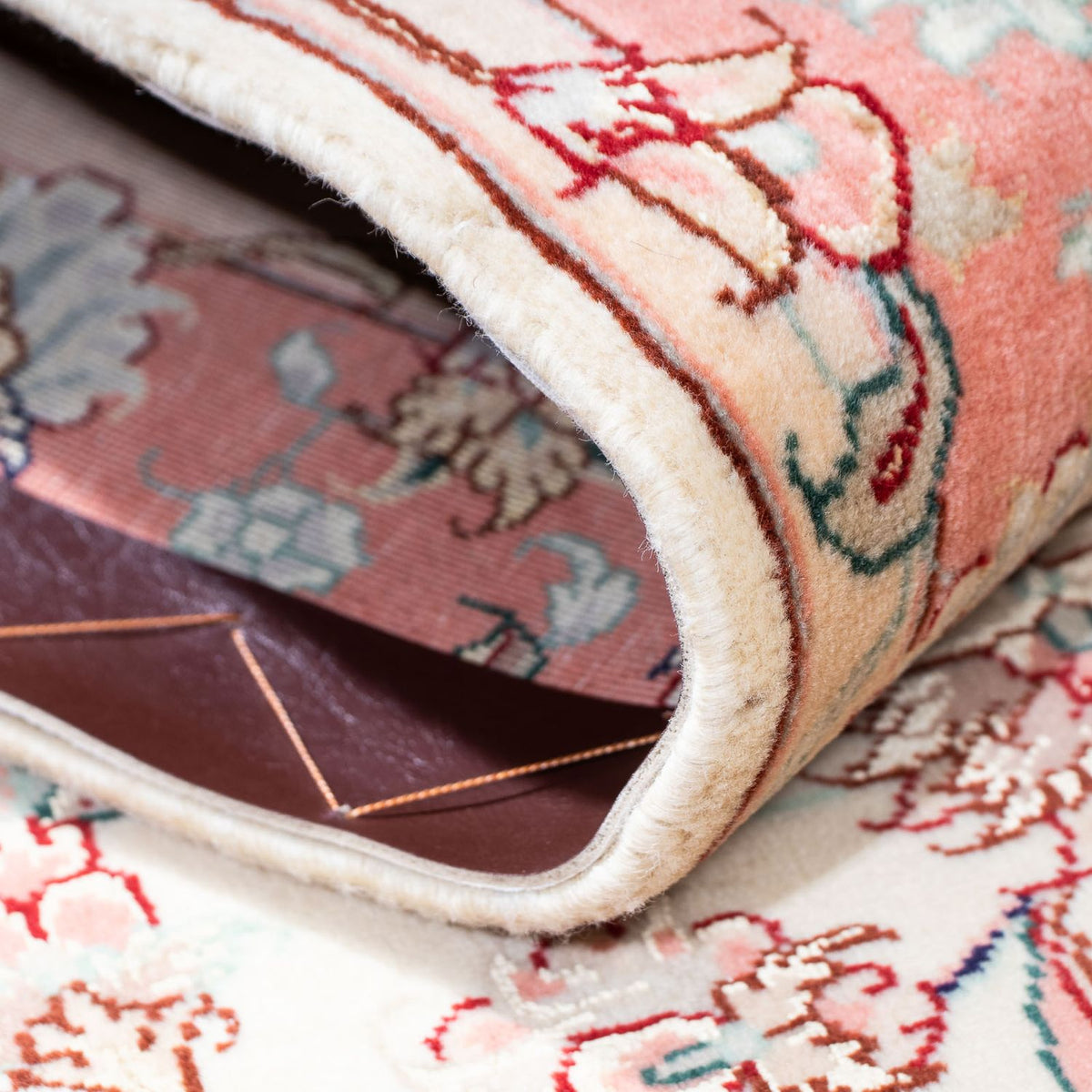 Tappeto corsia Tappeto Persero - Tabriz - Reale - 187 x 77 cm - beige