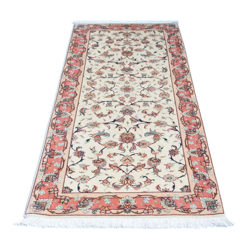 Tappeto corsia Tappeto Persero - Tabriz - Reale - 187 x 77 cm - beige