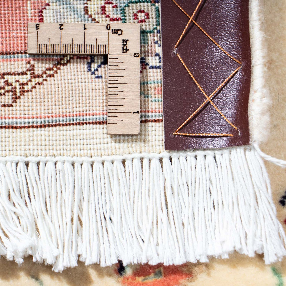 Tappeto corsia Tappeto Persero - Tabriz - Reale - 187 x 77 cm - beige