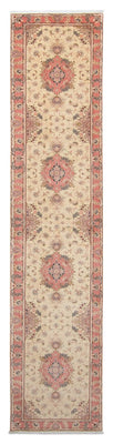 Tappeto corsia Tappeto Persero - Tabriz - Reale - 410 x 80 cm - beige
