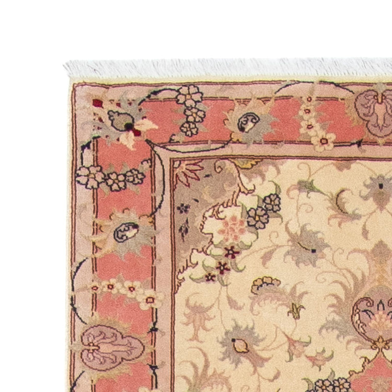 Tappeto corsia Tappeto Persero - Tabriz - Reale - 410 x 80 cm - beige