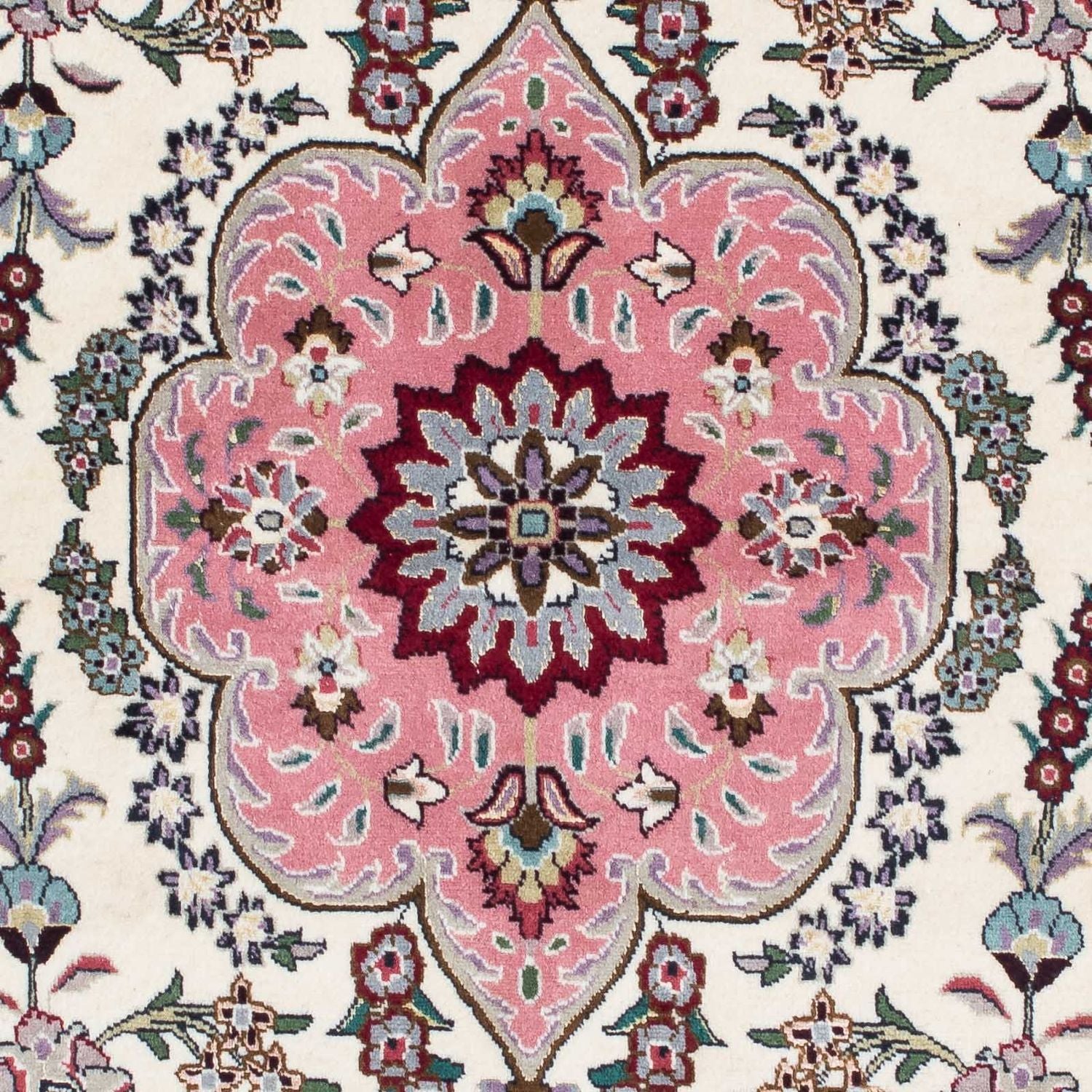 Tappeto corsia Tappeto Persero - Tabriz - Reale - 202 x 82 cm - beige
