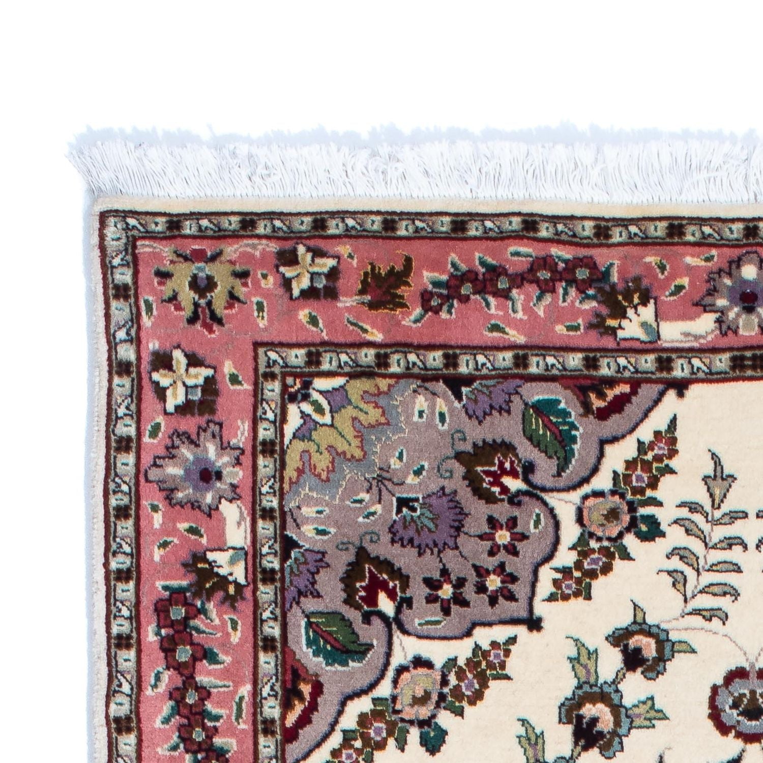 Tappeto corsia Tappeto Persero - Tabriz - Reale - 202 x 82 cm - beige