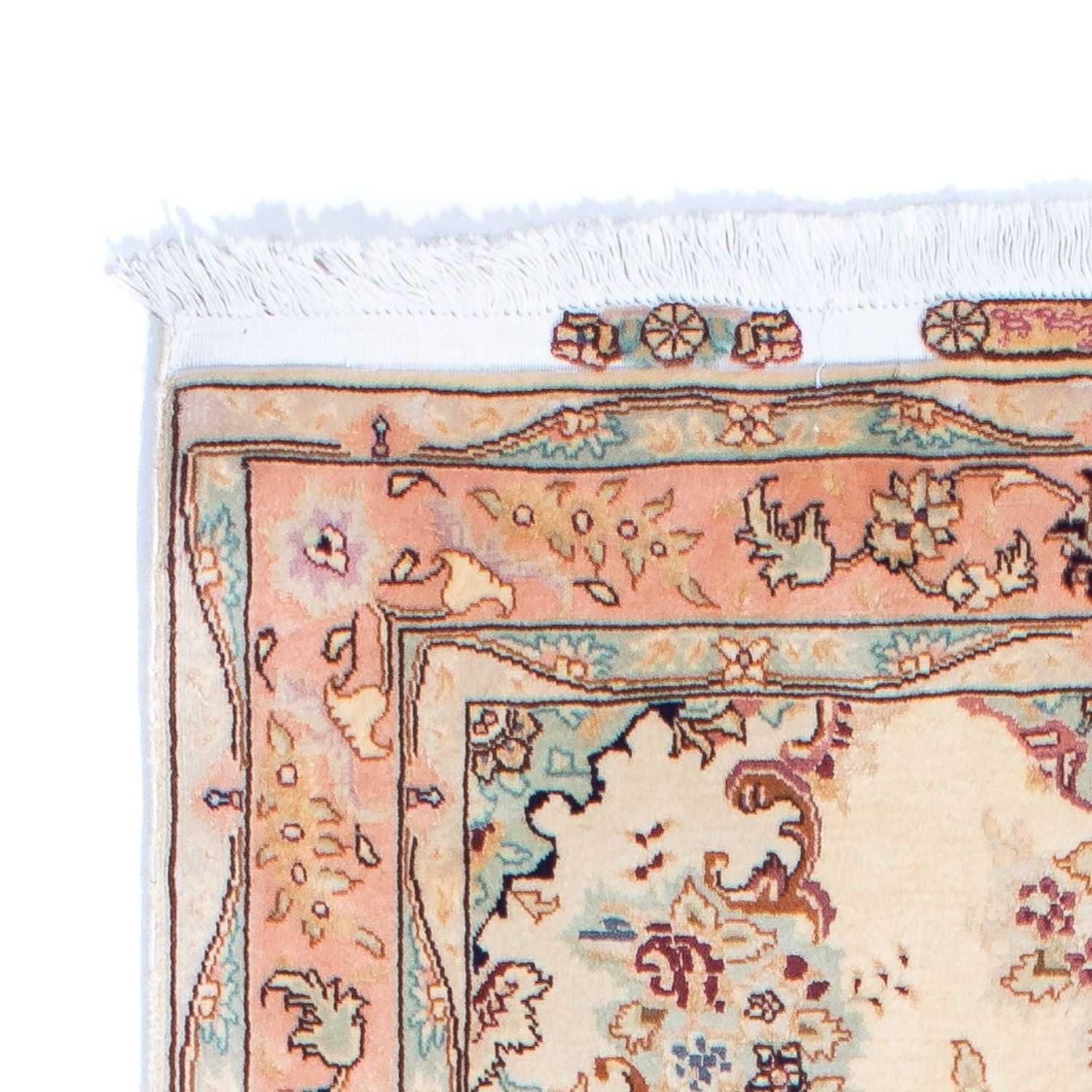 Tappeto corsia Tappeto Persero - Tabriz - Reale - 212 x 81 cm - beige