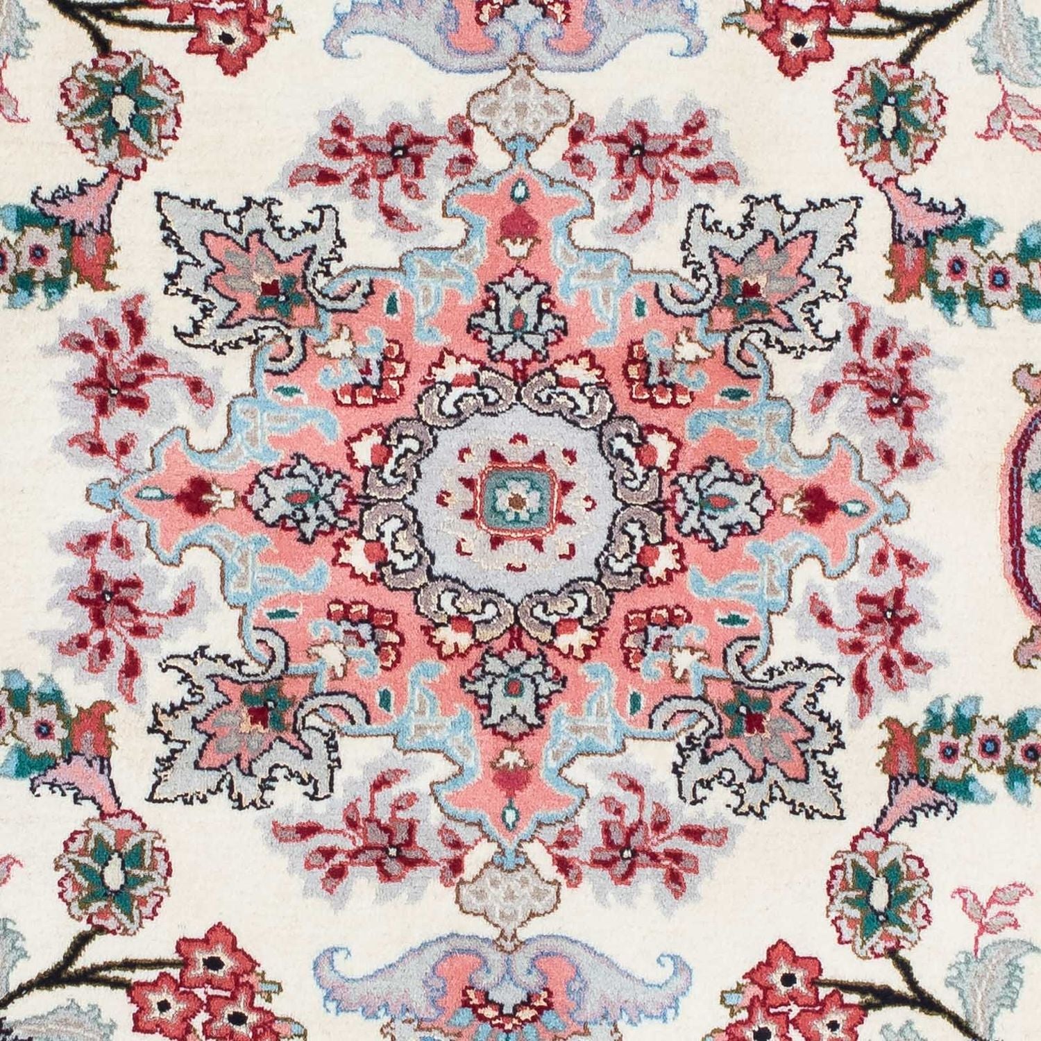 Tappeto corsia Tappeto Persero - Tabriz - Reale - 205 x 82 cm - beige