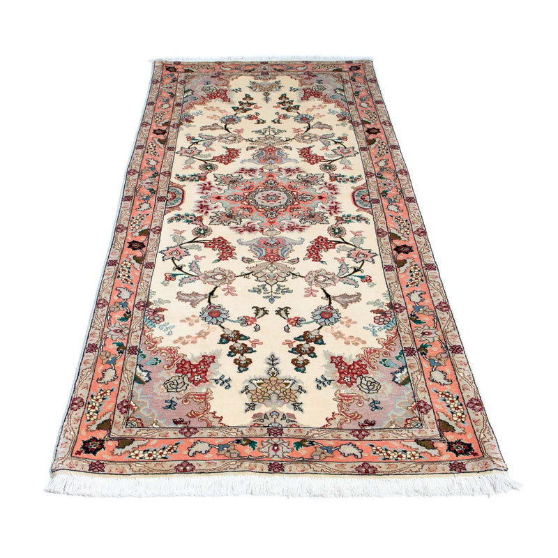 Tappeto corsia Tappeto Persero - Tabriz - Reale - 205 x 82 cm - beige