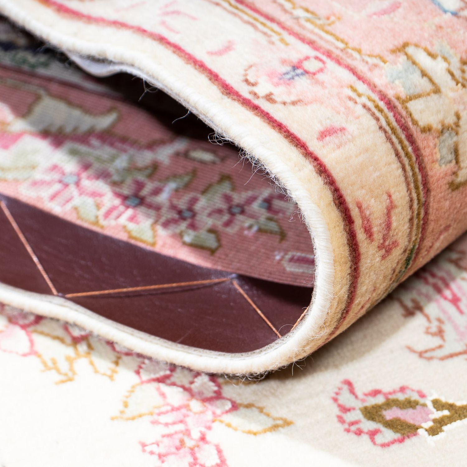 Tappeto corsia Tappeto Persero - Tabriz - Reale - 221 x 82 cm - beige