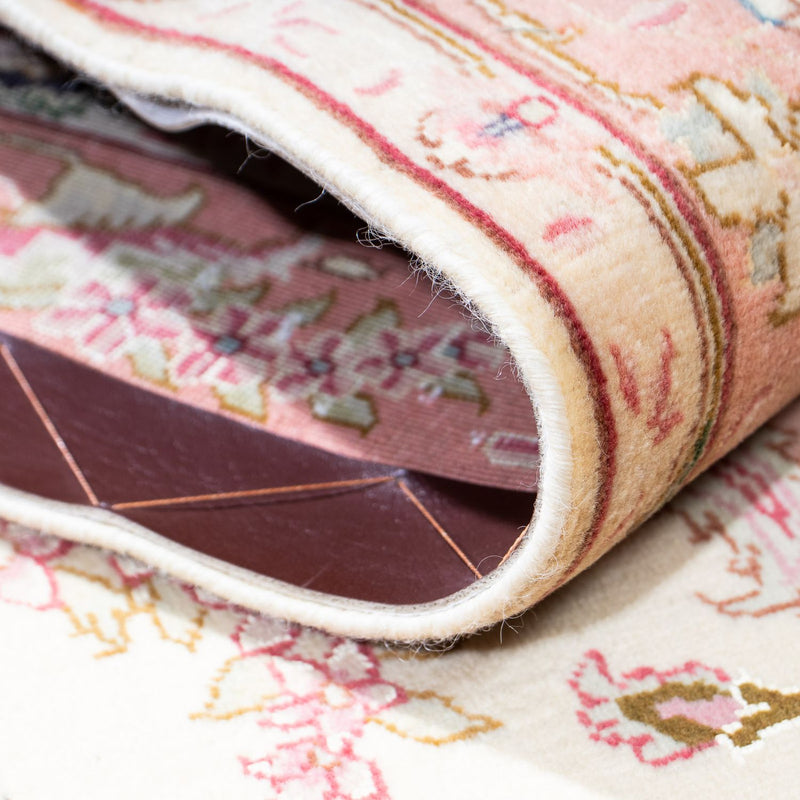 Tappeto corsia Tappeto Persero - Tabriz - Reale - 221 x 82 cm - beige
