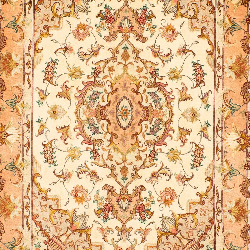 Tappeto corsia Tappeto Persero - Tabriz - Reale - 314 x 87 cm - beige